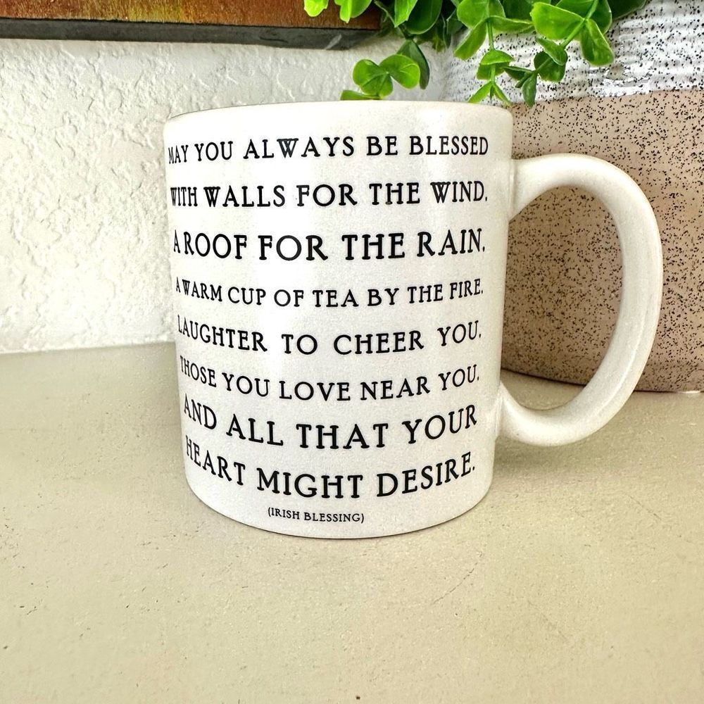 Quotable mugs Irish blessing mug